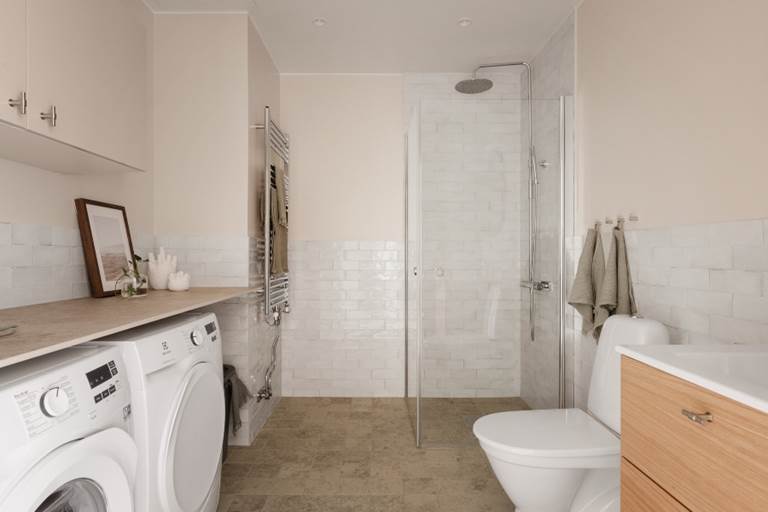 Birger Bostad, Brf Ingetora, badrum