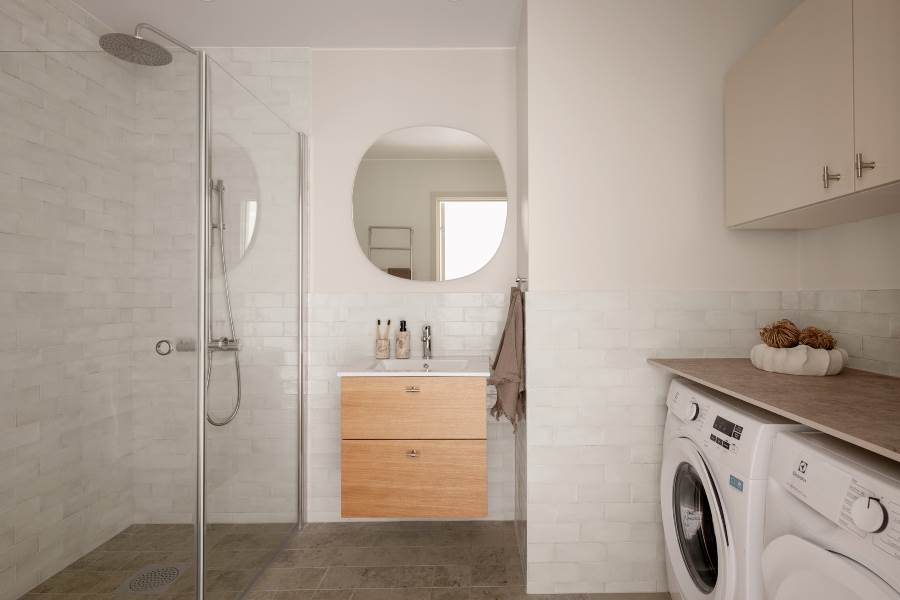 Birger Bostad, Brf Ingetora, badrum